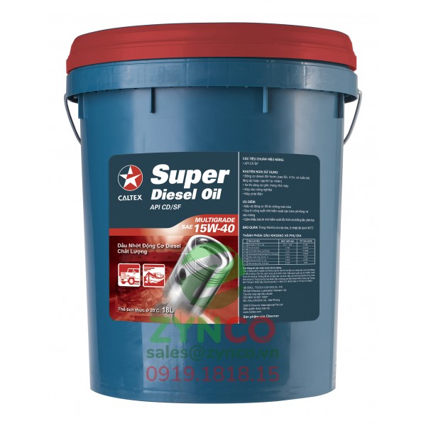 Dầu Ô Tô Caltex CD/SF 15W-40 