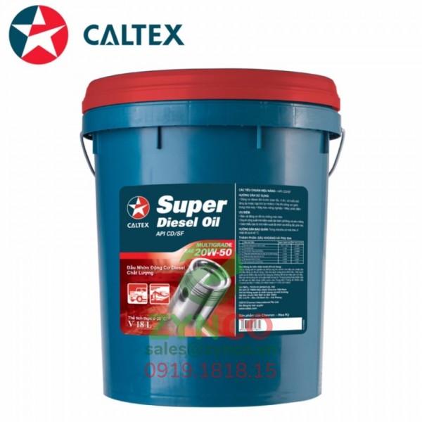 Dầu Ô Tô Caltex CD/SF 20W50